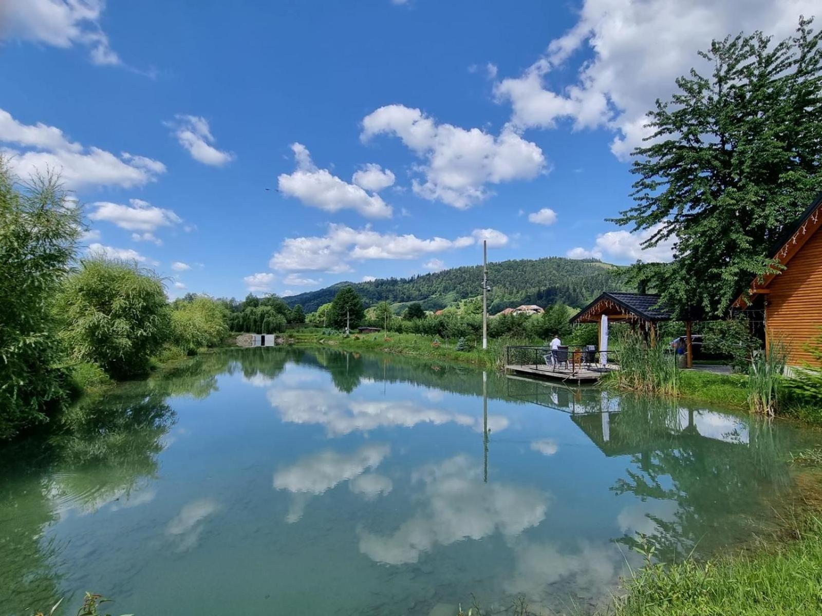Gainesti Moonlake Chalet מראה חיצוני תמונה